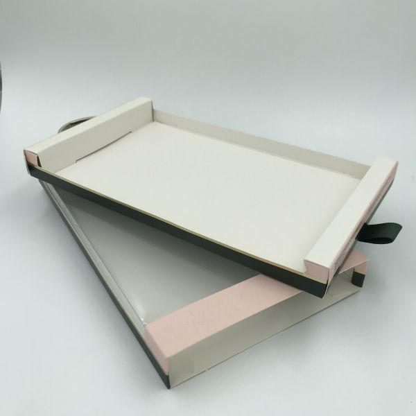 Paperboard Packaging Box Lock Bottom With PVC Window And Hanger