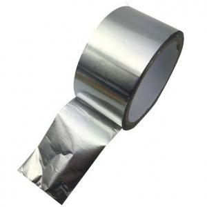 China Self Wound Cold Weather Self Adhesive Aluminium Foil Tape 40um on sale