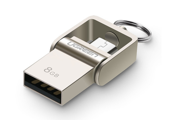 32g Usb Type C Pendrive , Silvery Usb C Memory Stick With Customized Logo