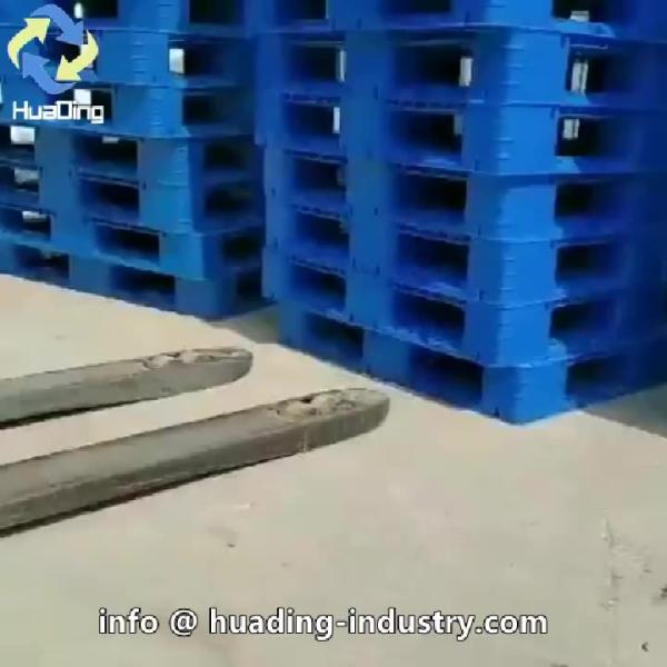 Quality MY TEST 1210A HDPE storage euro plastic pallet Double faced stackable plastic pallets for sale