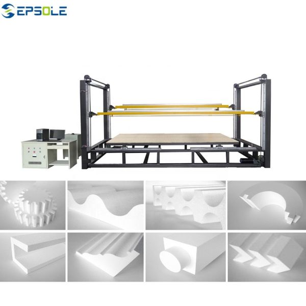 3d Eps Cnc Cutting Machine , Automatic Cnc Polystyrene Cutting Machine