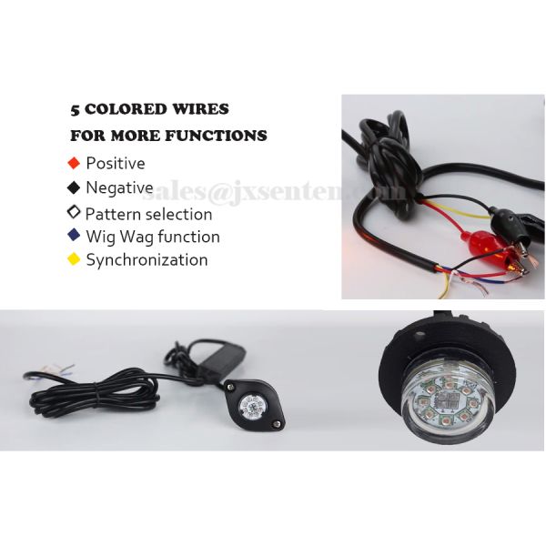 LED strobe Light .emergency light led light / LED hide a away/ Led grille light STH-830 (24W)