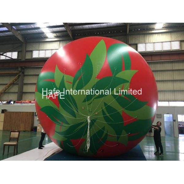 Inflatable Giant Floating Led Lighting Balloons , Pvc Light Up Balloons Promotional