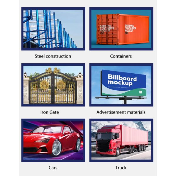 Blue Fast Drying Solid White 1K Base Auto Refinish Paint Metallic Blue Car Paint Spray Primer Metallic Auto Paint Color