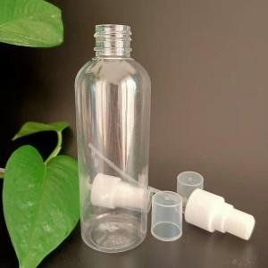 China 30ml 60ml 100ml refillable alcohol clear transparent Empty Plastic Spray Bottles PET Spray Bottle With Fine Mist Sprayer on sale