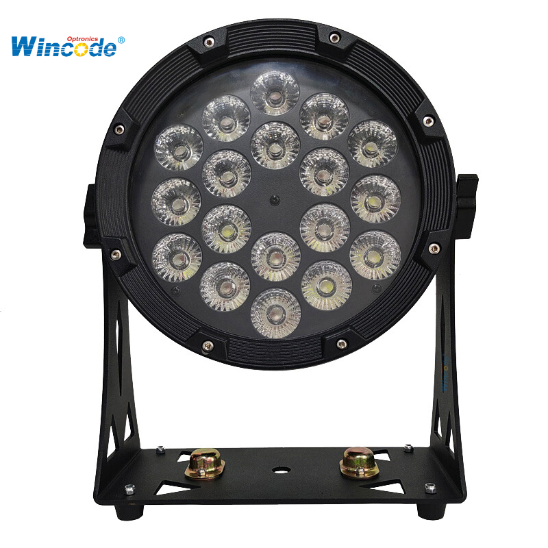IP65 Waterproof LED Par Up Light | 180W RGBWA+UV 6-in-1, DMX-512/RDM, 16bit PWM 1000Hz