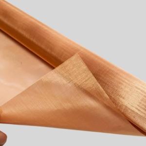China Soft Copper Wire Mesh For Fireplace Screen Wear Resistance Good Conductivity on sale