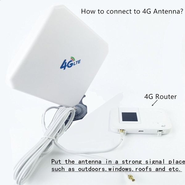 50 Ohm Input Impedance 600-2700MHz Frequency Communication Antenna for Speed Internet