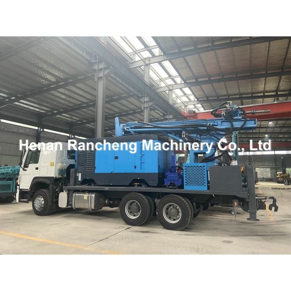 DongFeng Truck Mounted Water Well Drill Rig 95KW Rig Engine Power 350m Depth