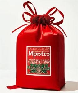 Wholesale Christmas Series Drawstring Plastic Bags Bulk Rectangular Shape Custom Capacity from china suppliers