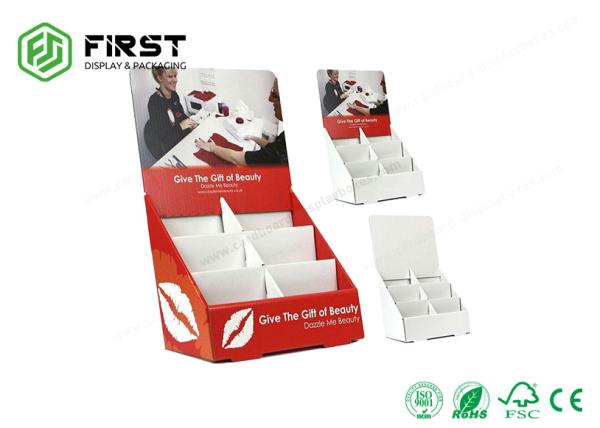 Quality Customized CMYK 4C Offset Printing Foldable Cardboard Counter Display Boxes for sale