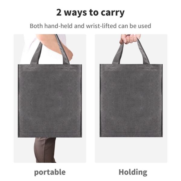 Reusable Eco Friendly Custom Shopping Bags Women'S Canvas Handbags Purses 13X3X16"