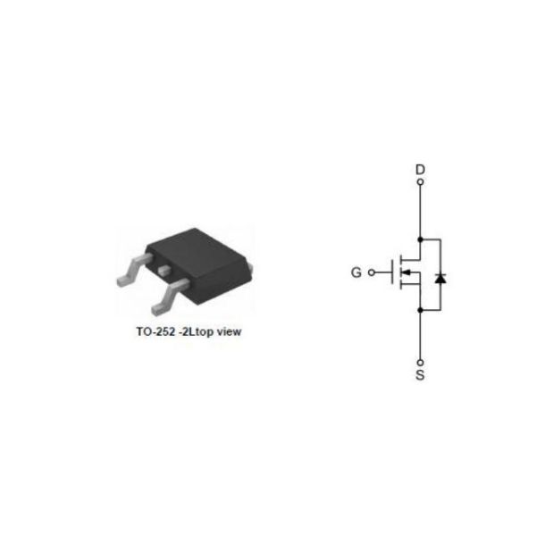 N Channel Enhancement Mode Power MOSFET JY8N5M TO252 High Power 500V 4A Field-effect Tube