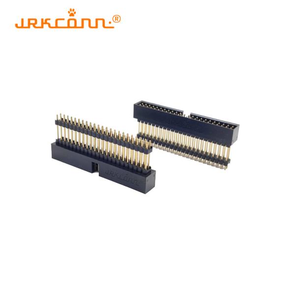 Quality Customized Pitch 2mm Idc Box Header Connector Idc Double Layer 180 Degree Pcb Header Connector for sale