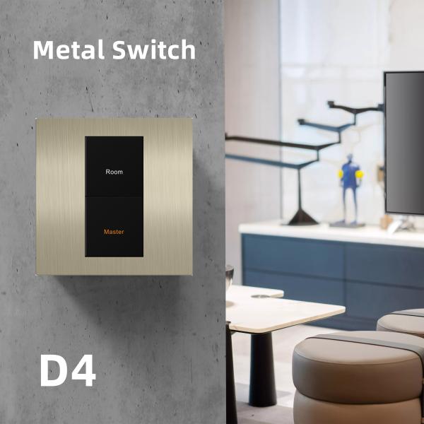 Quality RS485 Protocol Wall Light Switch Backlight Style Push Button Power Switch for sale