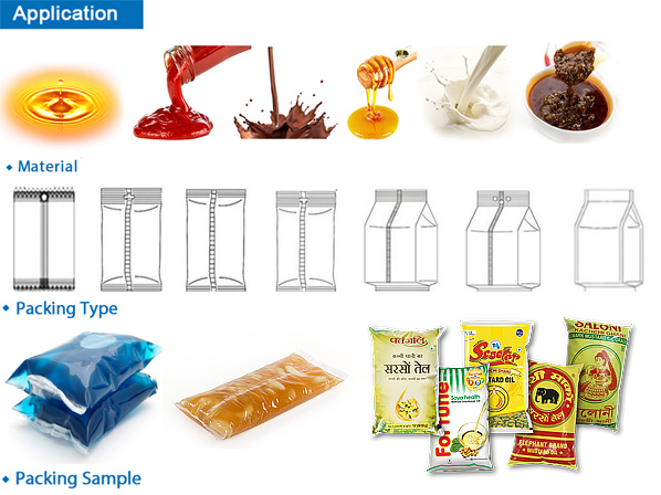 Fully Automatic Liquid Vertical Packing Machine Sauce Jam Tomato Sauce Douban Sauce