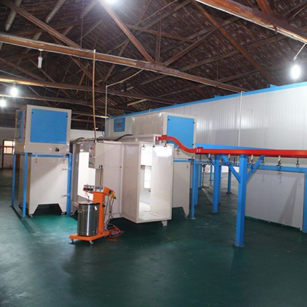 1.2mm Steel Automated Powder Coating Line High Speed Industrial Powder Coating Systems