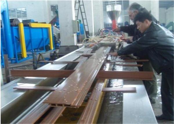 Quality High Efficiency Door Frame PVC Profile Extrusion Machine with 1 year Warranty for sale
