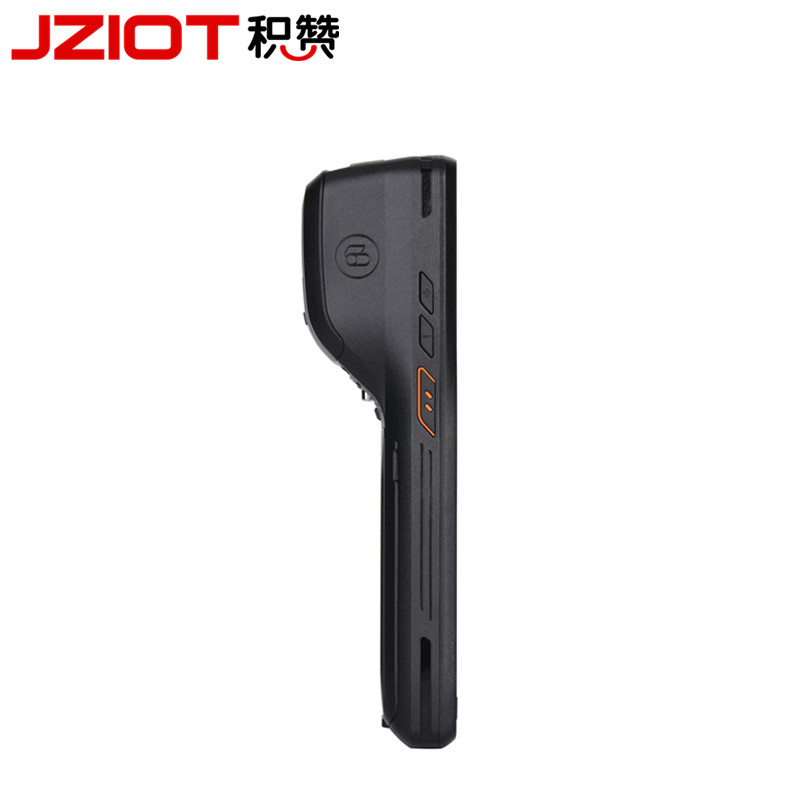 5.5 Inch Touch Screen Handheld 1D 2D bar Code Scanning NFC RFID Reader Android PDA Scanner With Built in Thermal Printer