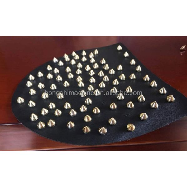 Rivet Nail Pearl Attaching Punching Machine , Automatic Beads Fixing Machine For Clothes