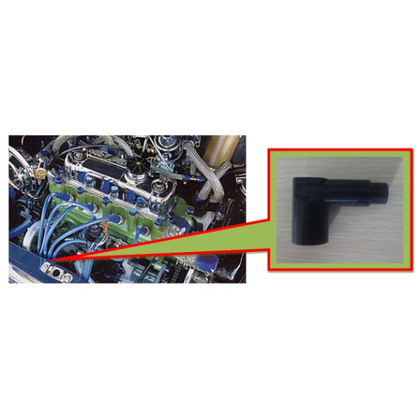 Silicone Rubber 90 Degree Spark Plug Boot by for Automobile Ignition Wire