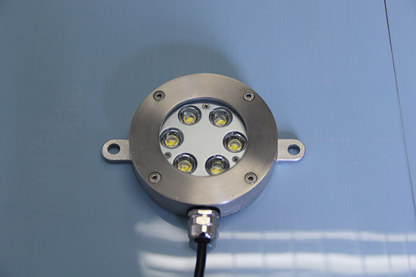 Φ115mm RGB 3in1 304 Stainless Steel 18W LED Underwater Lights With SS Support Frame