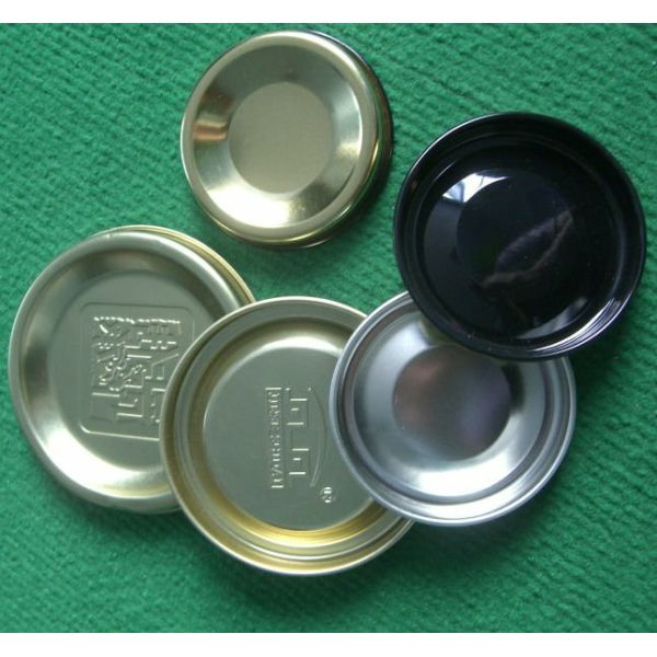 Air - proof Convex Surface 211# Metal Can Bottom 65 mm for Paper Tube Box