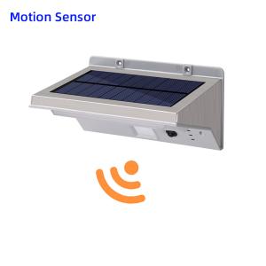 China 100lm/W 6000K  5V LED Solar Sensor Wall Light Solar Powered Pir Outdoor Lights on sale