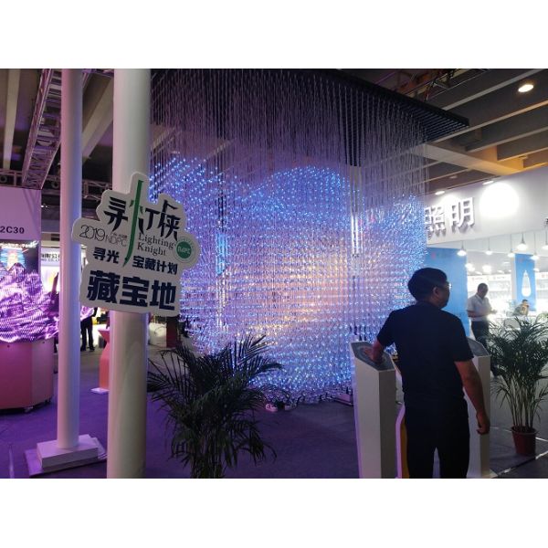 Foldable Flexible Led Video Curtain 3D Waterproof 400mm*400mm