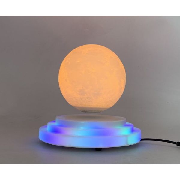 hotsale magnetic levitation floating moon lamp 3D printing christmas gift