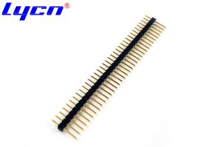 China 2.0mm Pitch Male Pin Header Connectors Single Row Withstand Voltage 500V on sale