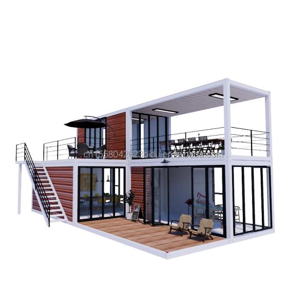 Galvanized Steel Bending 40ft Container House Flat Pack Mobile Prefabricated Tiny Home with 3 Bedroom in High Demand