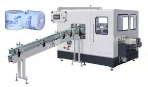 Wholesale HMI Control Tissue Paper Cutting And Packing Machine Dia 500mm from china suppliers