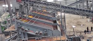 Wholesale Double Shaft Due Axis Vibrating Screen Stone Sizing Machine Ore Sorting from china suppliers