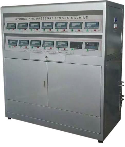 Quality Tubing Hydrostatic Testing Equipment , 0.001MPa Pressure Resolution Pipe Testing Machine for sale