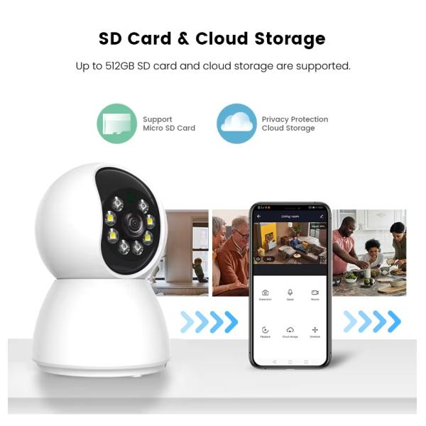 Security Camera Mini Wireless Wifi Camera Auto Tracking Motion Detection Home Network Camera