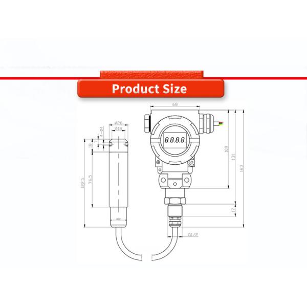 UBPT500-601TSY Explosion Proof Level Gauge For Safe And Liquid Level Monitoring