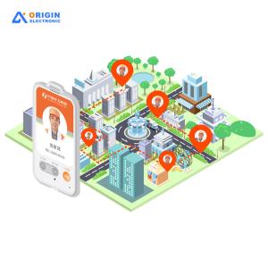 Electronic ID Card Location Tracker Device With Emergency Call Capability