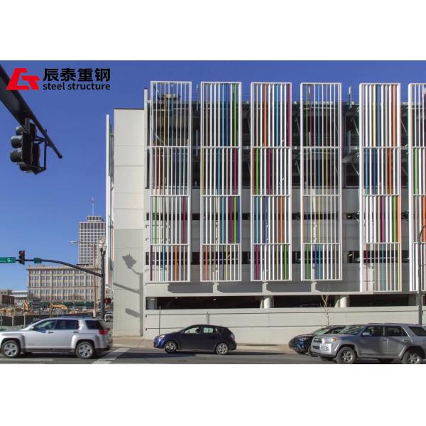 Q235 Q355 Steel Car Parking Building Multi Story Steel Garage Construction