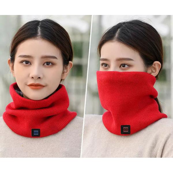 Face Covering Neck Gaiter Warmer ODM Electric Heated For Motorcycles