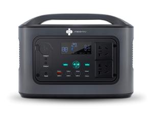 China Black Renewable Energy Storage System 12v Portable Power Station 600W Portable Power Generator on sale
