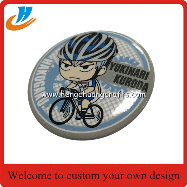 Customize promotional metal souvenir crafts pin tin button badge