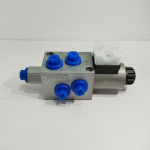 China Hydraulic Electrical On Off Solenoid Valve 2 Position 6 Way Steel Iron Body on sale