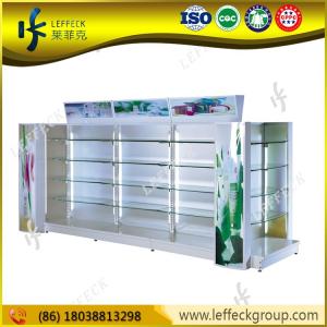 China OEM modern and natural style acrylic cosmetic display stand on sale