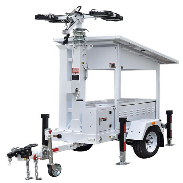 LED Mobile Light Tower Industrial Light Towers Mast 7m Affordable Solar Light Tower