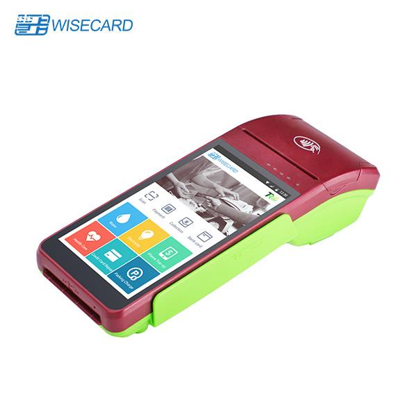 Quality Touch Screen Smart POS Terminal , Android POS With Fingerprint Reader for sale