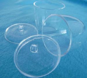 Wholesale transparent quartz glass crucible with lid cutomized dimension fused quartz crucible from china suppliers