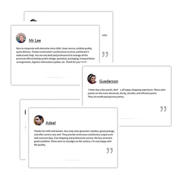Amosolar 3kw Solar Energy System with Customized Mounting Structure and Off Grid Function