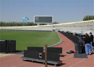 China P12 1R1G1B Football Pitch Advertising Boards Outdoor SMD LED Display on sale