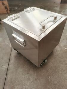 China Stainless Steel Inner And Outer Mobile Lead Shielded Box For Radioactive Sources on sale